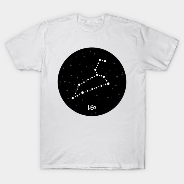 Leo Constellation T-Shirt by krimons